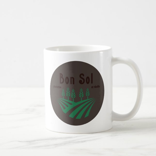 Taza De Café Logo de Bon Sol (Derecha)