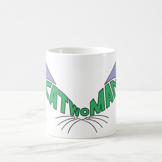 Taza De Café Logo de Catwoman Green (Centro)