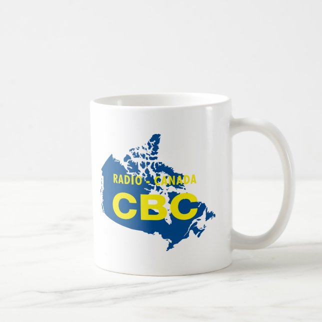 Taza De Café Logo de CBC 1958 (Derecha)