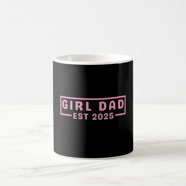 Taza De Café Logo de Dad Est 2025 Dad 2025 (Centro)
