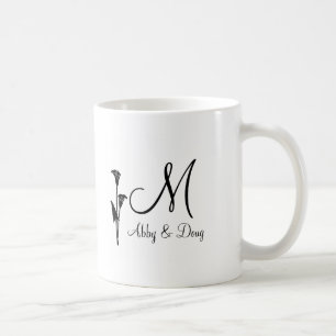 Taza De Café Logo de DIY Tulip con monograma