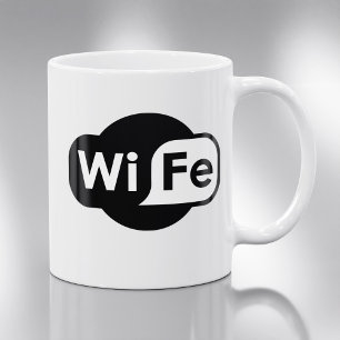 Taza De Café Logo de Esposa