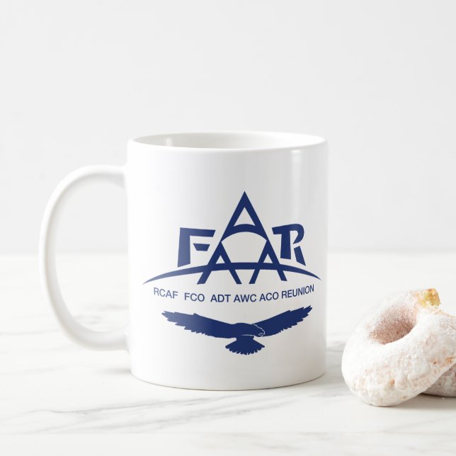 Taza De Café Logo de FAAAR en Mug. (Con donut)