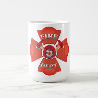 Taza De Café Logo De Fire Dept