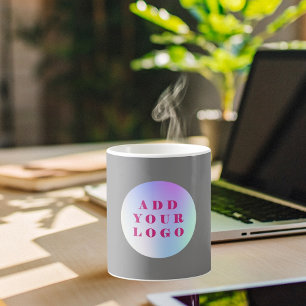 Taza De Café Logo de Gray Business