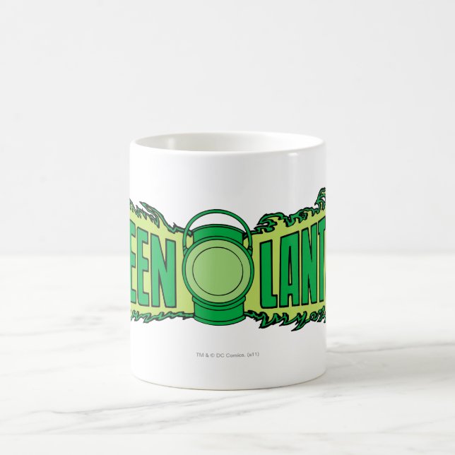 Taza De Café Logo de Green Lantern con linterna (Centro)