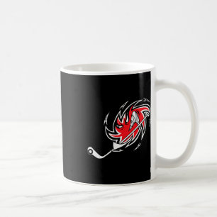 Taza De Café Logo de Hockey de Tormenta Huracán Monstruo