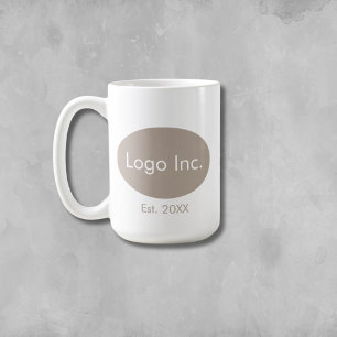 Taza De Café Logo de la Compañía personalizado - Marca Mug Neut