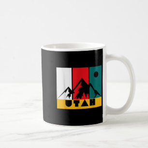 Taza De Café Logo de la época Utah - Park City Utah - Esquí ret