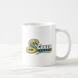 Taza De Café Logo de los Cobras de la Universidad Coker