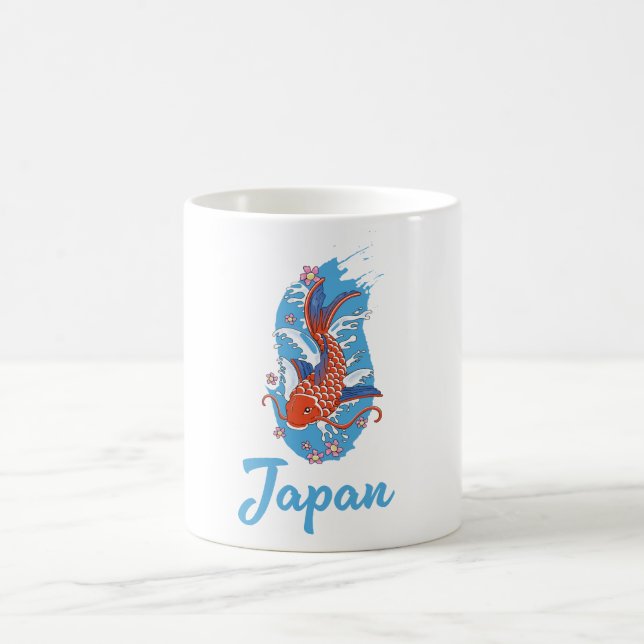Taza De Café Logo de Pesca de Japón (Centro)
