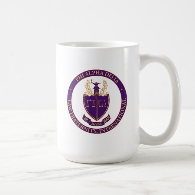 Taza De Café Logo de Phi Alpha Delta (Derecha)