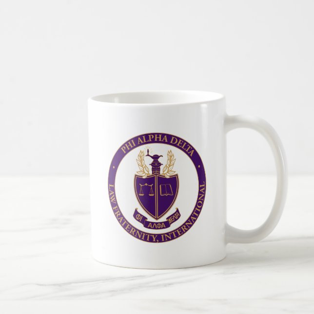 Taza De Café Logo de Phi Alpha Delta (Derecha)