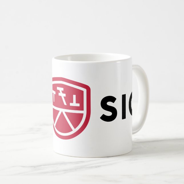 Taza De Café Logo de Phi Sigma Kappa (Anverso derecho)