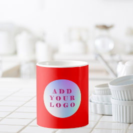 Taza De Café Logo de Red Business