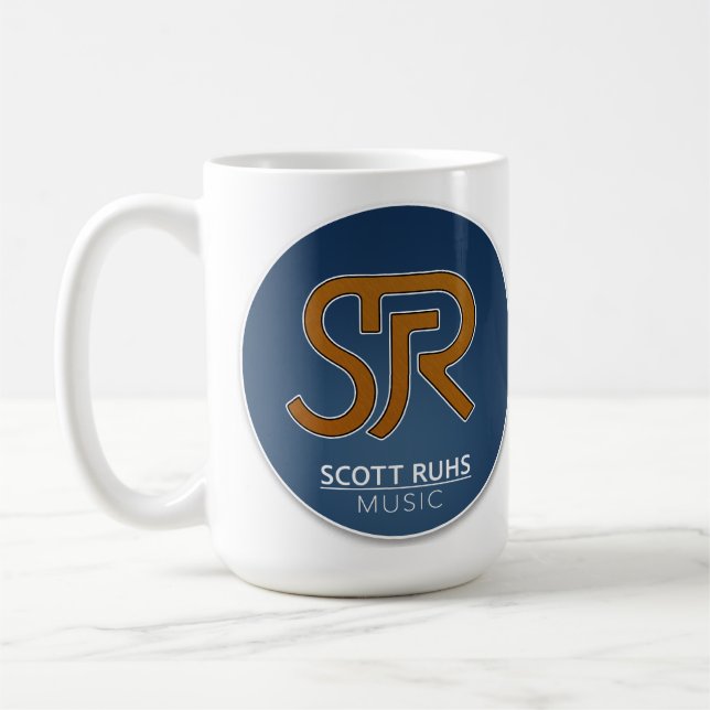 Taza De Café Logo de Scott Ruhs (Izquierda)