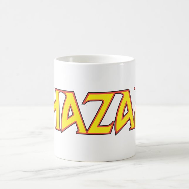 Taza De Café Logo de Shazam amarillo/rojo (Centro)