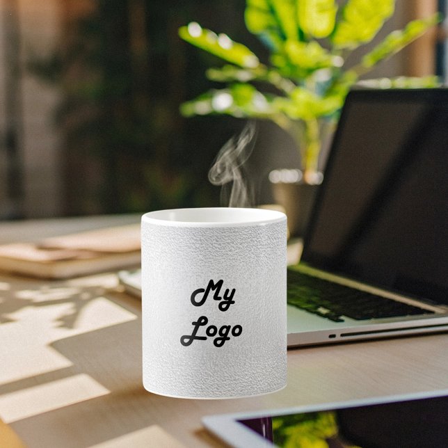 Taza De Café Logo de Silver Business rectangular (Subido por el creador)