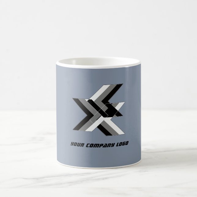 Taza De Café LOGO DE SU EMPRESA, personalizado, añada su código (Centro)