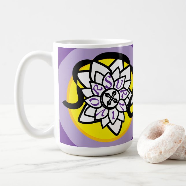Taza De Café Logo de Survivor SR (Con donut)