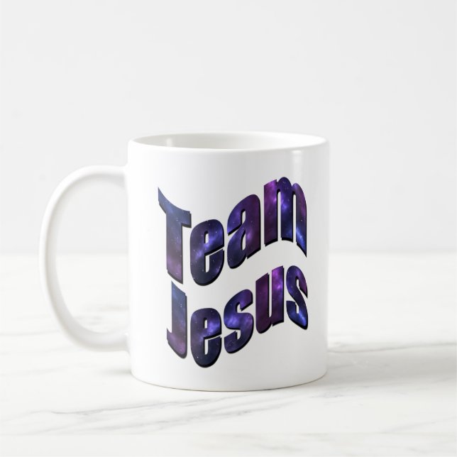 Taza De Café Logo de Team Jesus, (Izquierda)