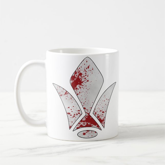 Taza De Café Logo de Tekkadan inundado de hierro (Izquierda)