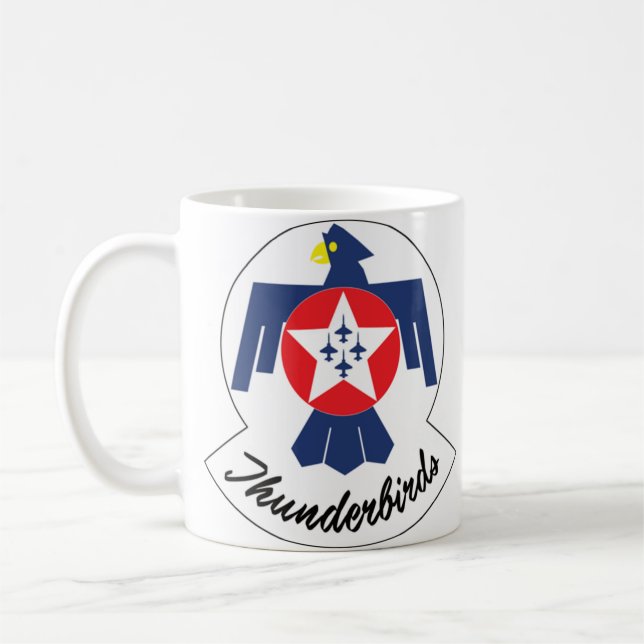 Taza De Café Logo de Thunderbirds de USAF (Izquierda)