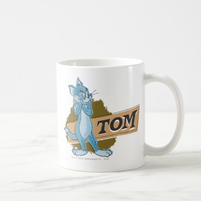Taza De Café Logo de Tom Attitude (Derecha)