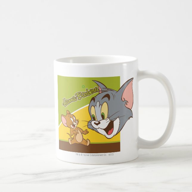 Taza De Café Logo de Tom y Jerry Hanna Barbera (Derecha)