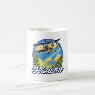 Taza De Café Logo de viaje de Delaware