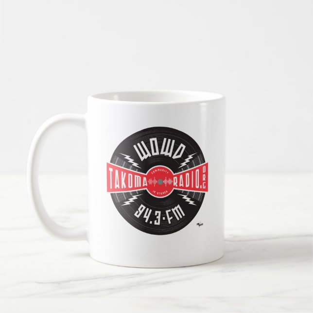 Taza De Café Logo de WOWD Bangham (Izquierda)