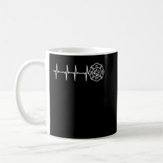 Taza De Café Logo del Departamento de Bomberos Uniforme Símbolo