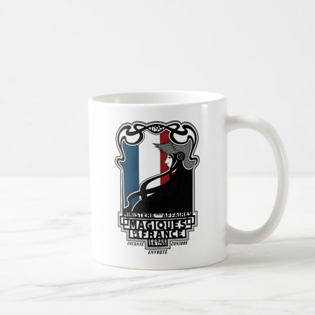 Taza De Café Logo del Ministère des Affaires Magiques de la Fra (Derecha)