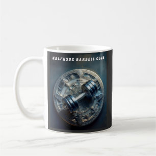 Taza De Café Logo del Pared del Club Barbell de Halfhyde