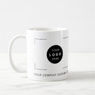 Taza De Café Logo del personalizado de la empresa comercial
