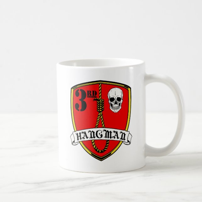 Taza De Café Logo del Regimiento de Hangman de 1632 (Derecha)