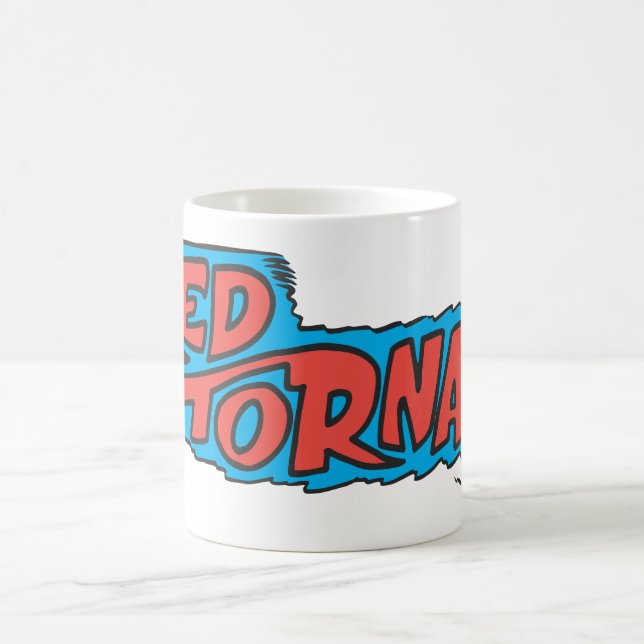 Taza De Café Logo del Tornado Rojo (Centro)
