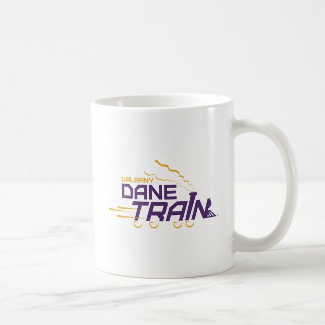 Taza De Café Logo del Tren de Dane de la UAlbany (Derecha)