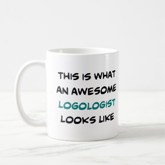 Taza De Café logólogo, increíble (Izquierda)