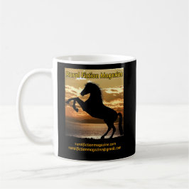 Taza De Café Logotipo 2 de la revista de ficción rural (caballo