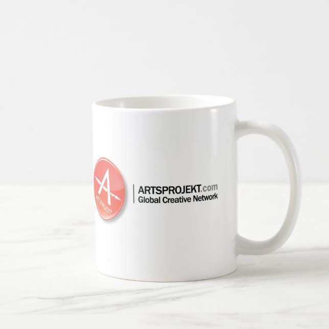 Taza De Café Logotipo AP-GlobalCreativeNetwork (Derecha)