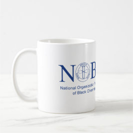 Taza De Café Logotipo azul NOBCChE Mug