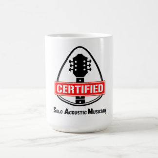 Taza De Café Logotipo certificado de Púa de guitarra SAM Headst