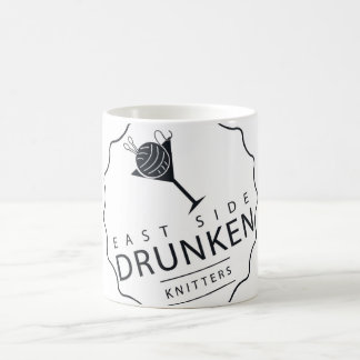 Taza De Café Logotipo clásico de ESDK: cerdo blanco sobre blanc