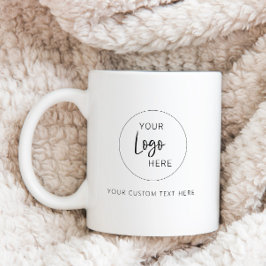 Taza De Café Logotipo comercial | Elegante empresa profesional