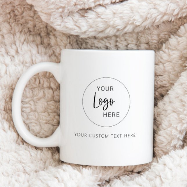 Taza De Café Logotipo comercial | Elegante empresa profesional (Subido por el creador)