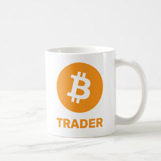 Taza De Café Logotipo de Bitcoin Trader