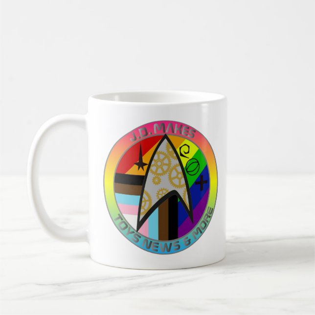 Taza De Café Logotipo de canal de JD (Izquierda)