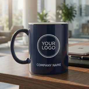 Taza De Café Logotipo de empresa personalizado Marca de ofici