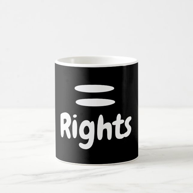 Taza De Café Logotipo de Equal Rights (Centro)